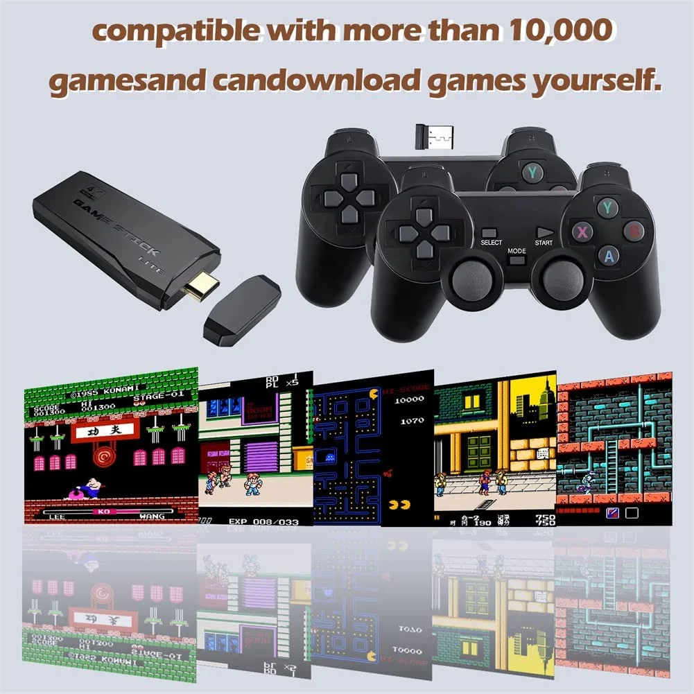 20000+ Retro Games! Wireless Console Stick with 64GB Memory Original BIS Certified - Image 2