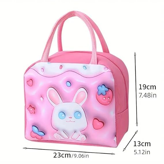 3D Cartoon Printed Lunch Box Bag Aluminum Foil Thermal Lunch Bags Insulation Waterproof Lunch Box Assorted desing (1 Pcs) - Image 8