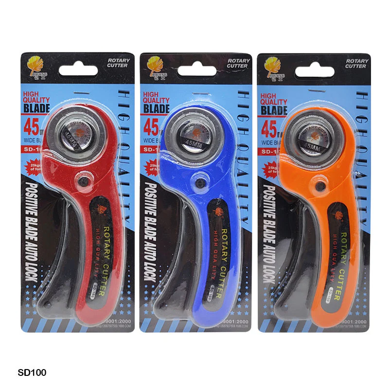 45mm Rotary Cutter for Fabric with Safety Lock ,Ergonomic Rotary Cutter Tool for Quilting Sewing Arts Crafts, Sharp and Durable - Image 3