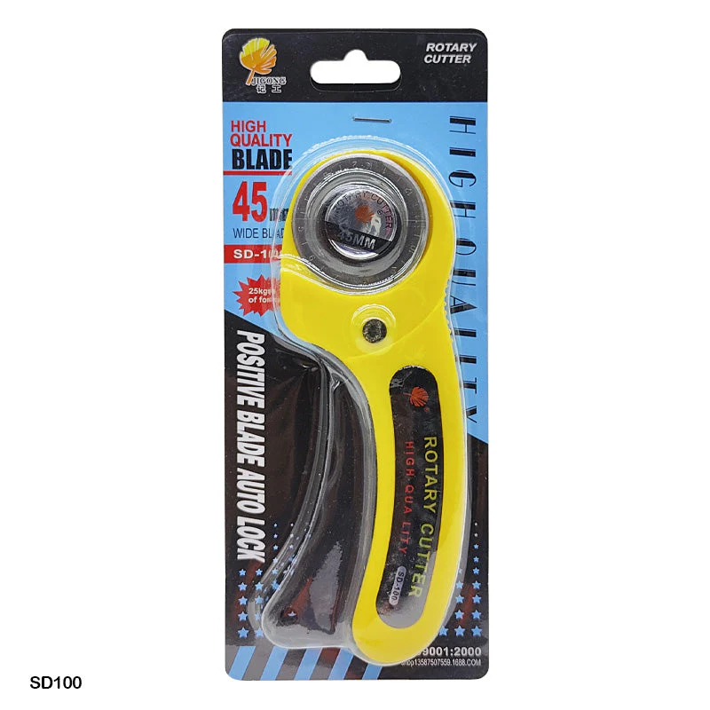 45mm Rotary Cutter for Fabric with Safety Lock ,Ergonomic Rotary Cutter Tool for Quilting Sewing Arts Crafts, Sharp and Durable - Image 4
