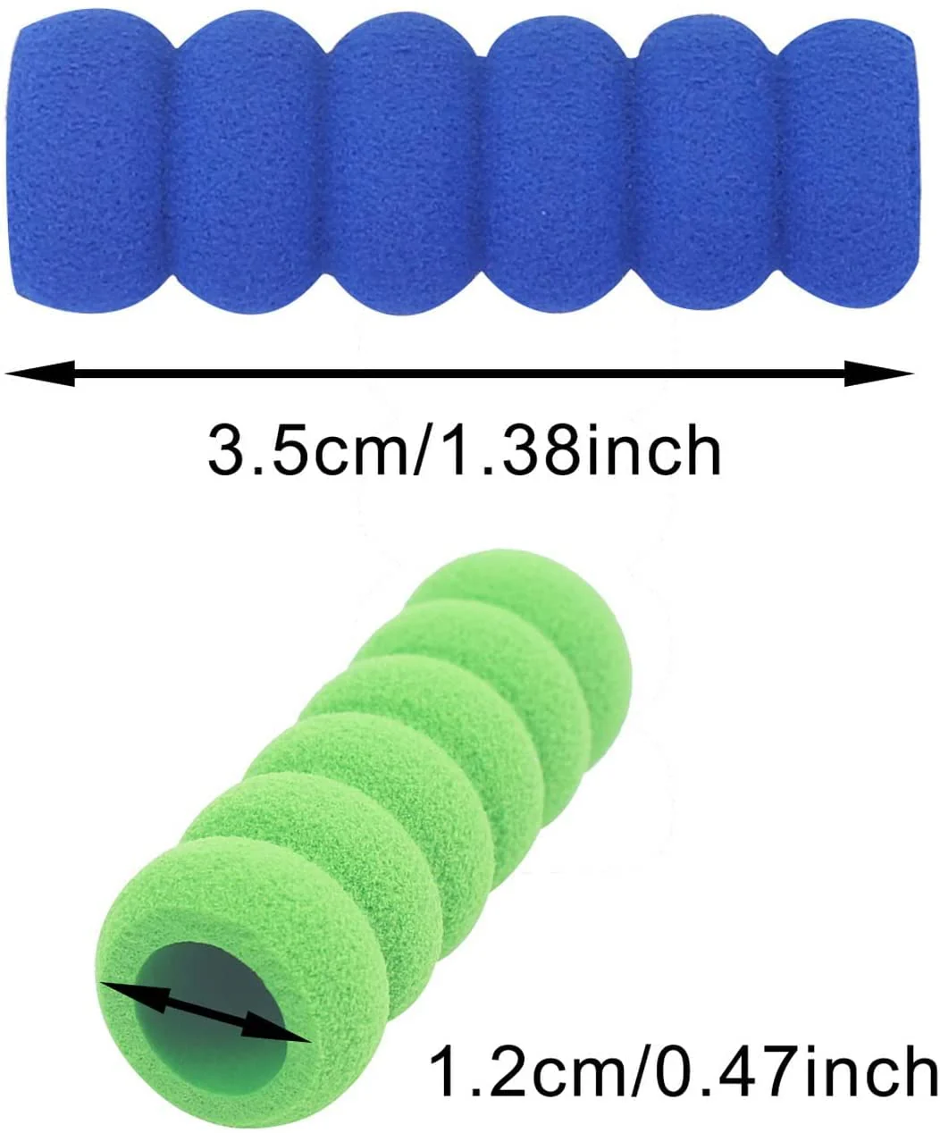 8Pcs Foam Pencil Grips Soft Cushioned Foam Aid Pen Holder - Image 2