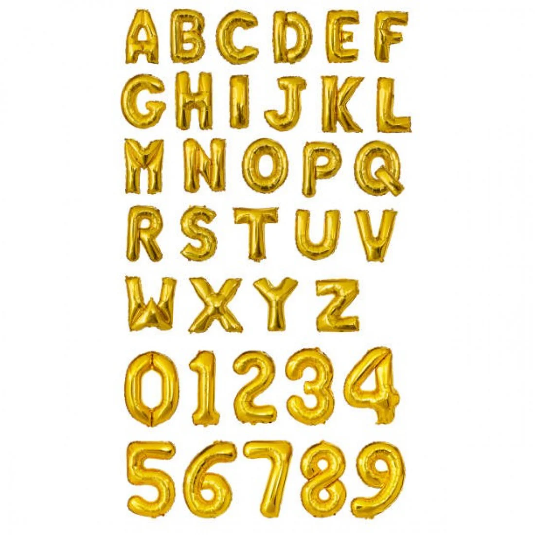 Alphabet Foil Balloon, Letters A-Z And Numbers 0 9 In 16 Inch Golden Balloons For Birthday Anniversary Engagement Marriage Or Other Kind Of Parties Celebrations Decorations - Image 2