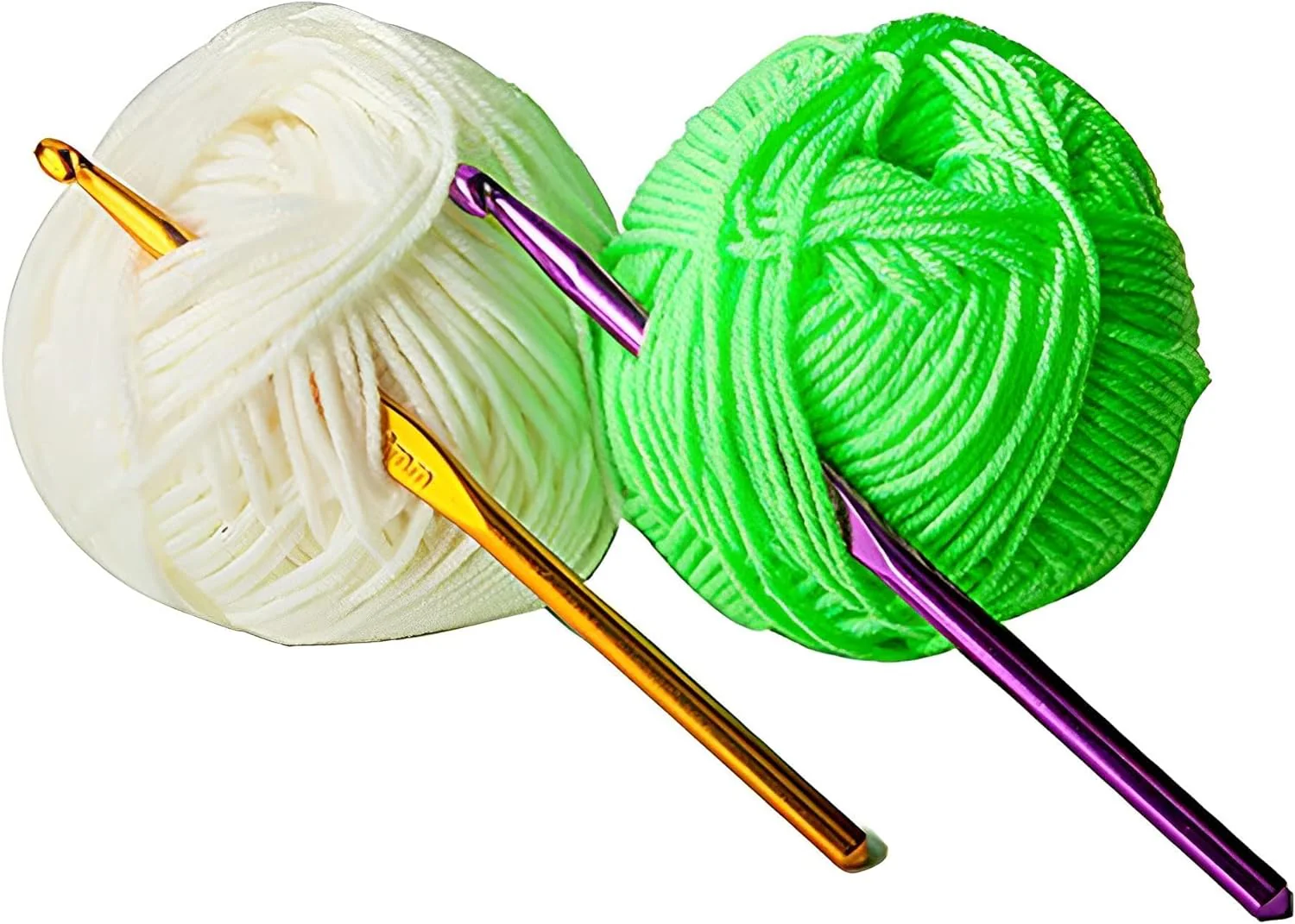 Aluminum Crochet Hooks Knitting Needles Set with Case (Multicolor) - 12 Pieces - Image 7