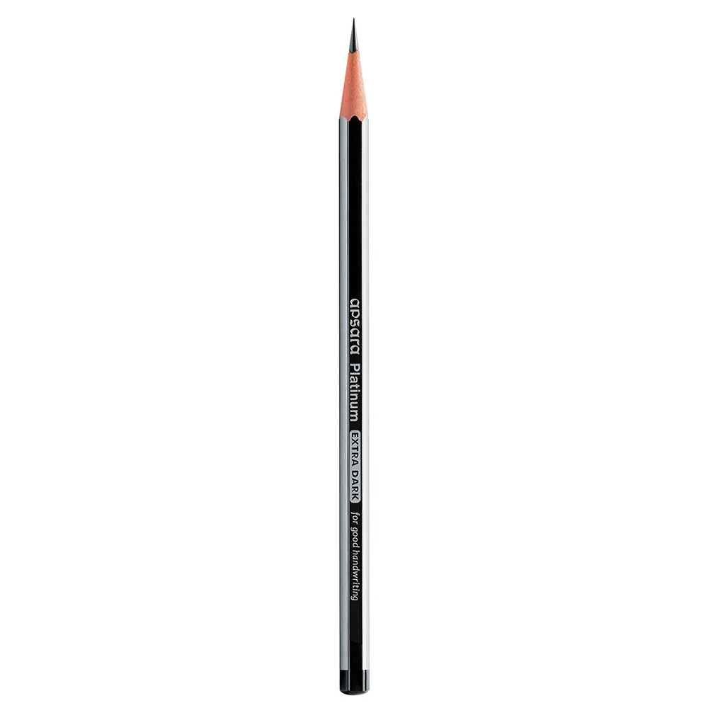 Apsara Platinum Extra Dark Pencils Pack of 10 - Image 2