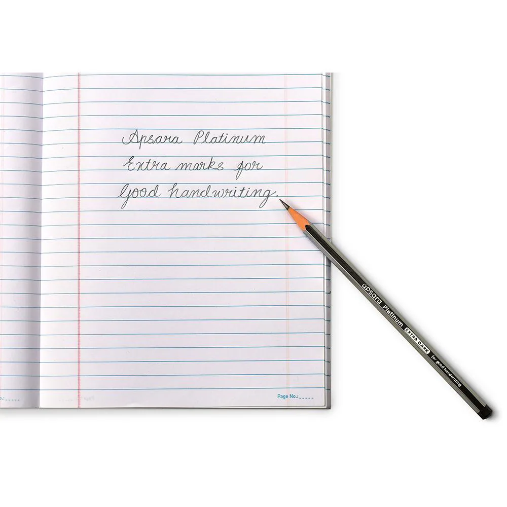Apsara Platinum Extra Dark Pencils Pack of 10 - Image 3