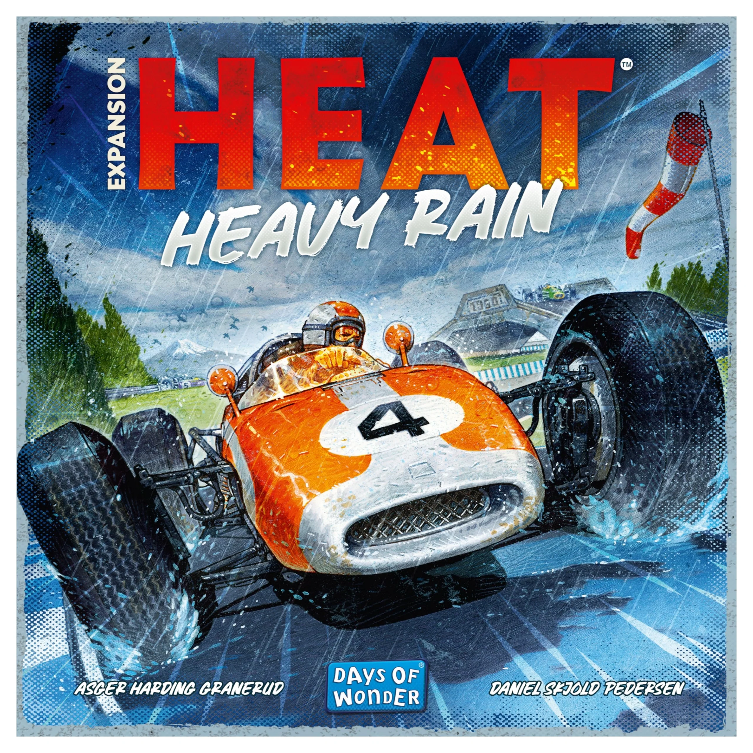 Asmodee Heat Heavy Rain Board Game Expansion New Japan & Mexico Tracks Intense Car Racing Strategy Game - Image 2
