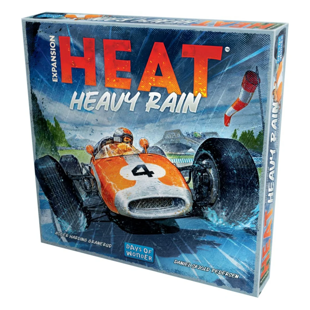 Asmodee Heat Heavy Rain Board Game Expansion New Japan & Mexico Tracks Intense Car Racing Strategy Game - Image 3