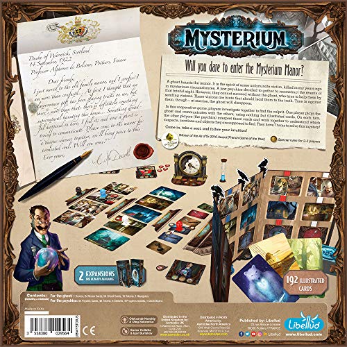 Asmodee Mysterium Board Game - Enigmatic Cooperative Mystery Game with Ghostly Intrigue - Image 3
