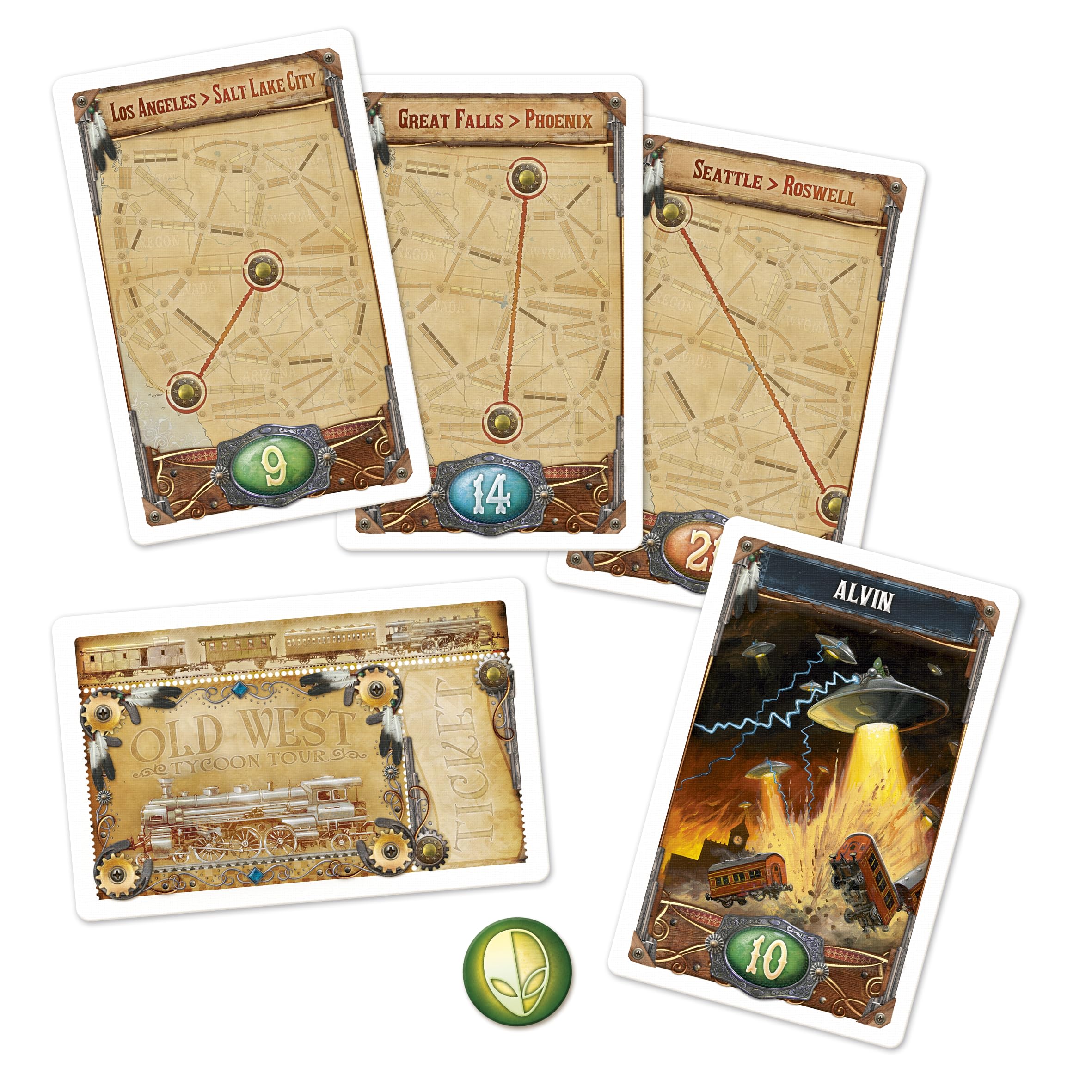 Asmodee Ticket to Ride France + Old West Board Game Expansion - Image 5