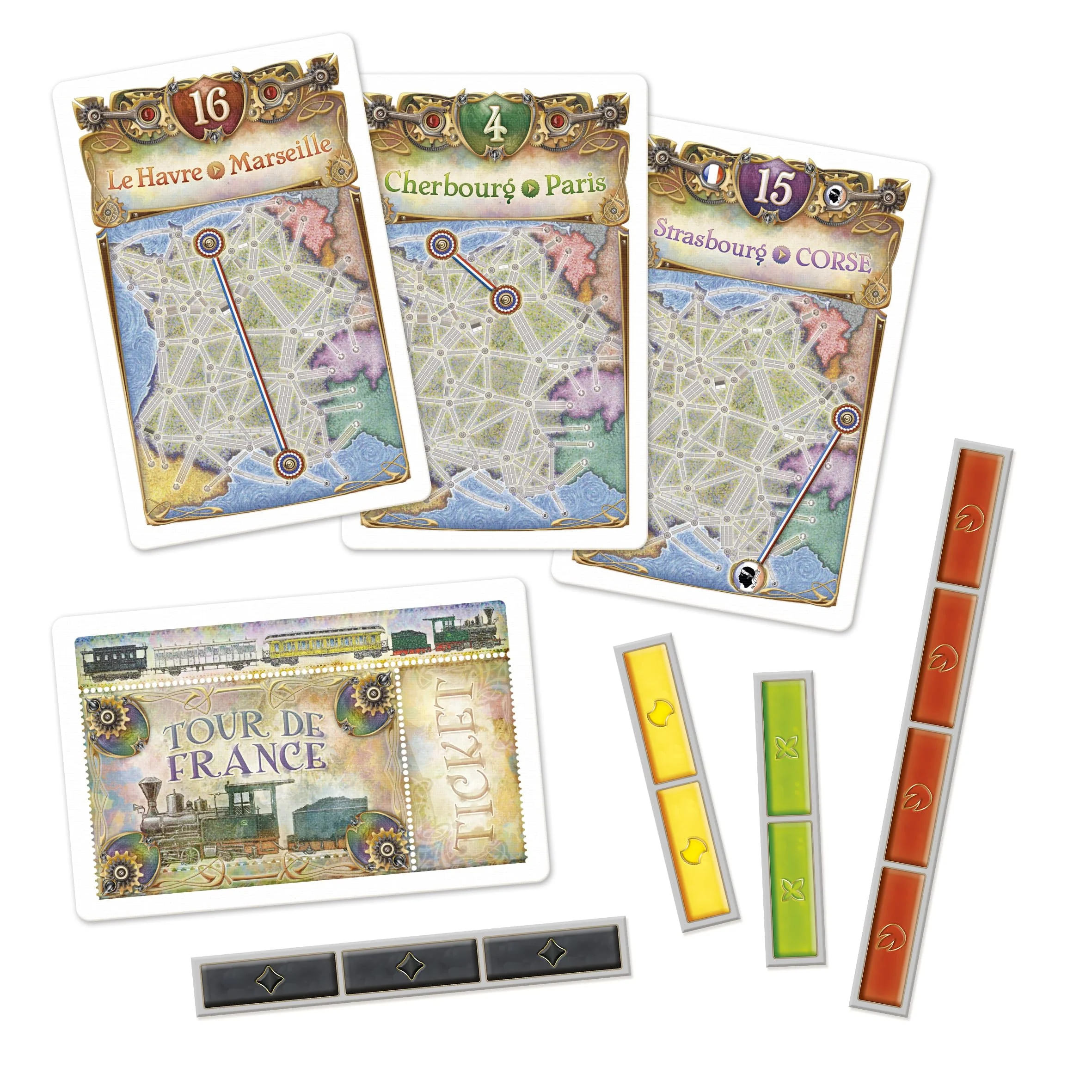 Asmodee Ticket to Ride France + Old West Board Game Expansion - Image 6