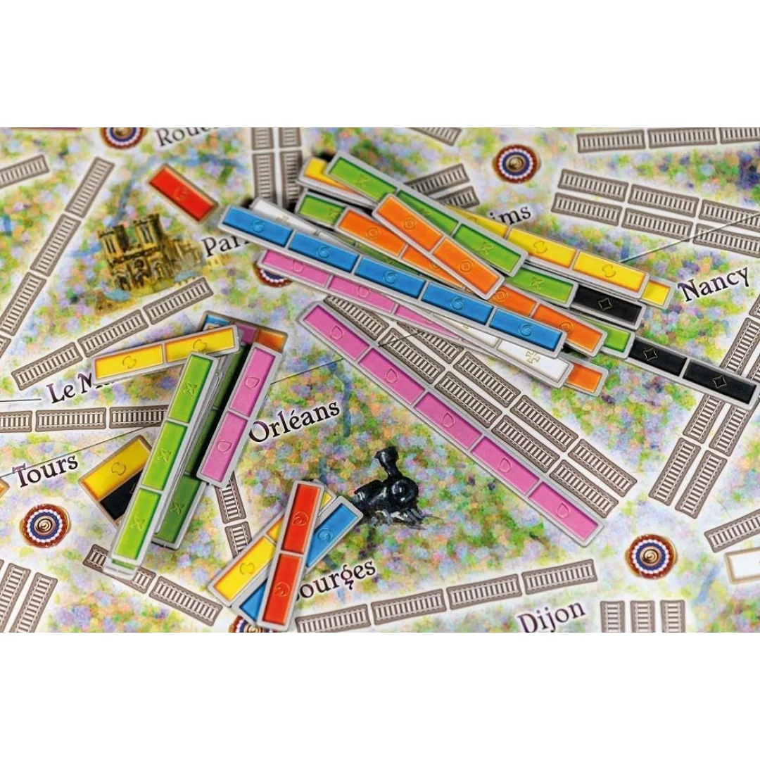 Asmodee Ticket to Ride France + Old West Board Game Expansion - Image 7