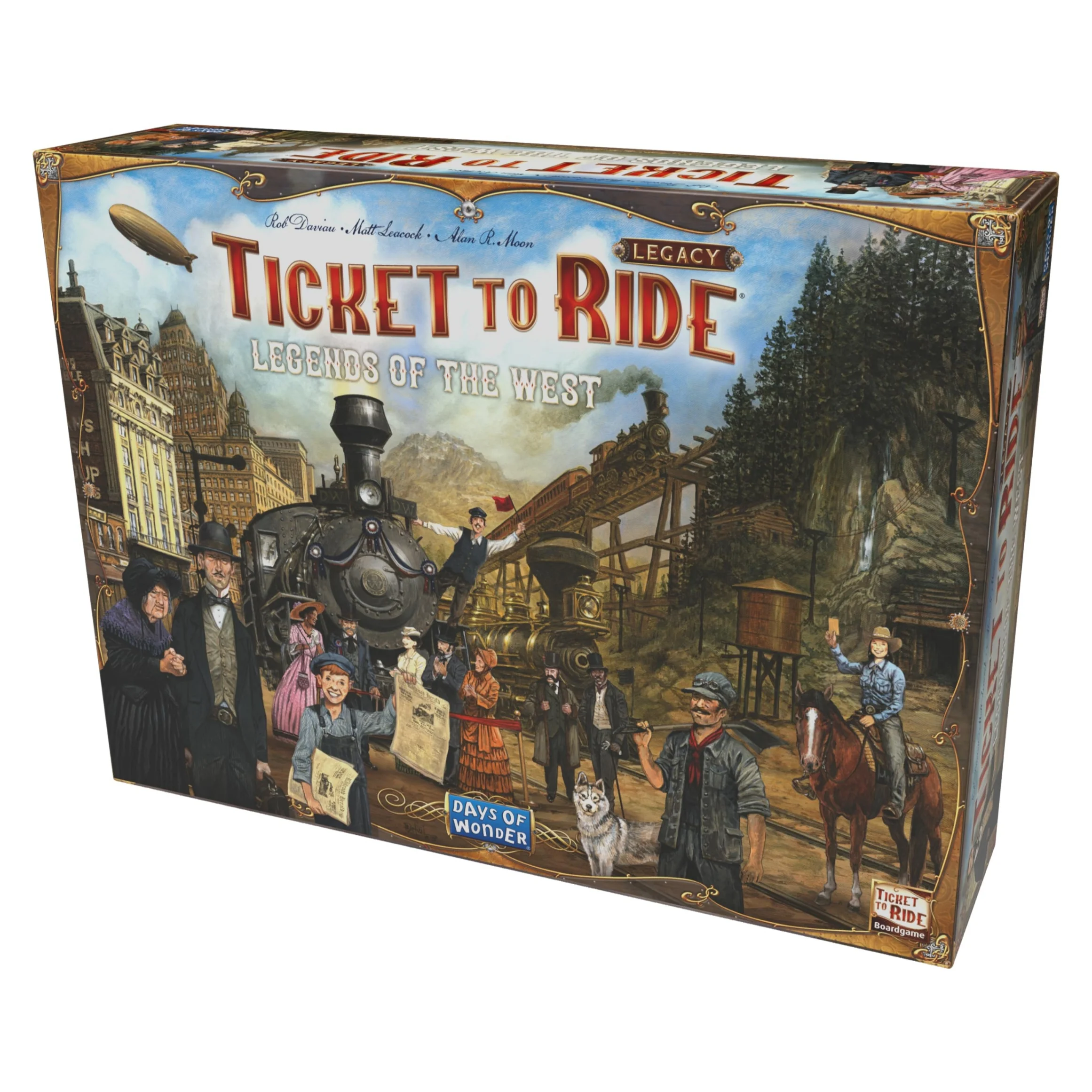 Asmodee Ticket to Ride Legacy Legends of The West Board Game - Image 2