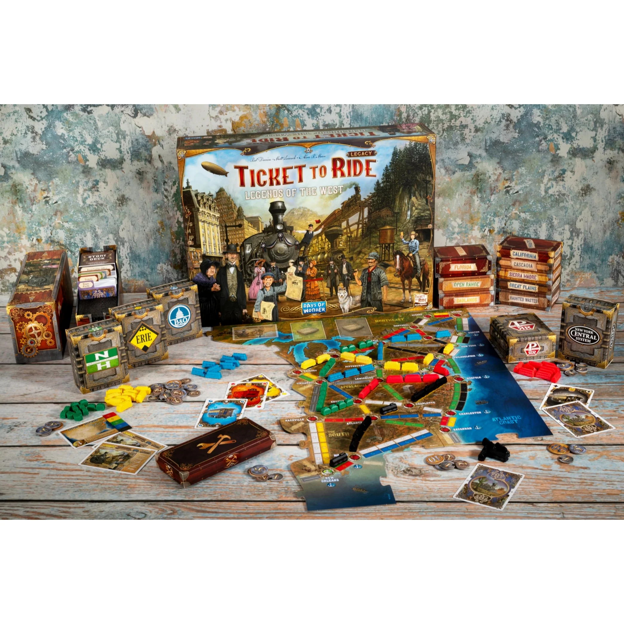 Asmodee Ticket to Ride Legacy Legends of The West Board Game - Image 5