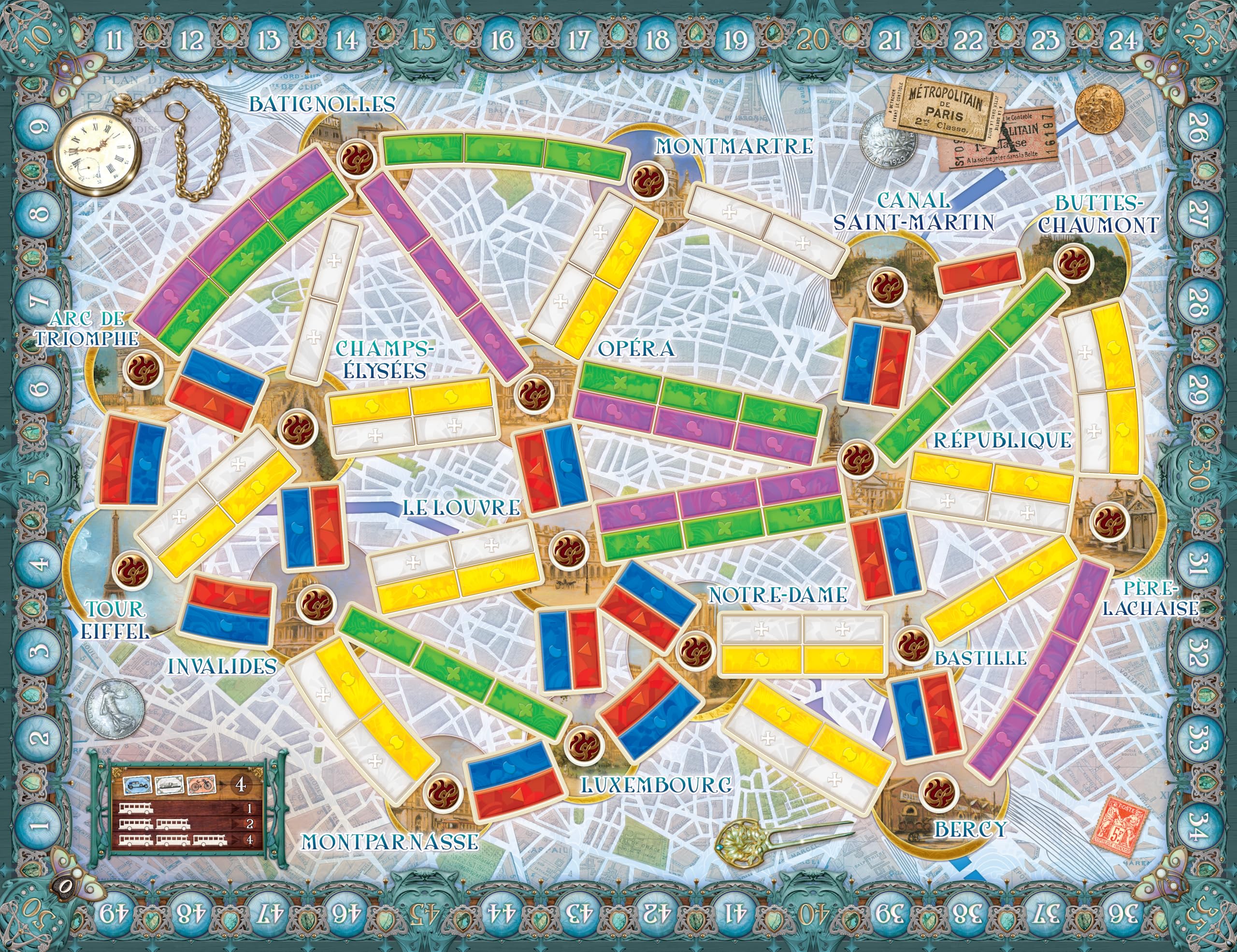 Asmodee Ticket to Ride Paris Board Game - Image 2