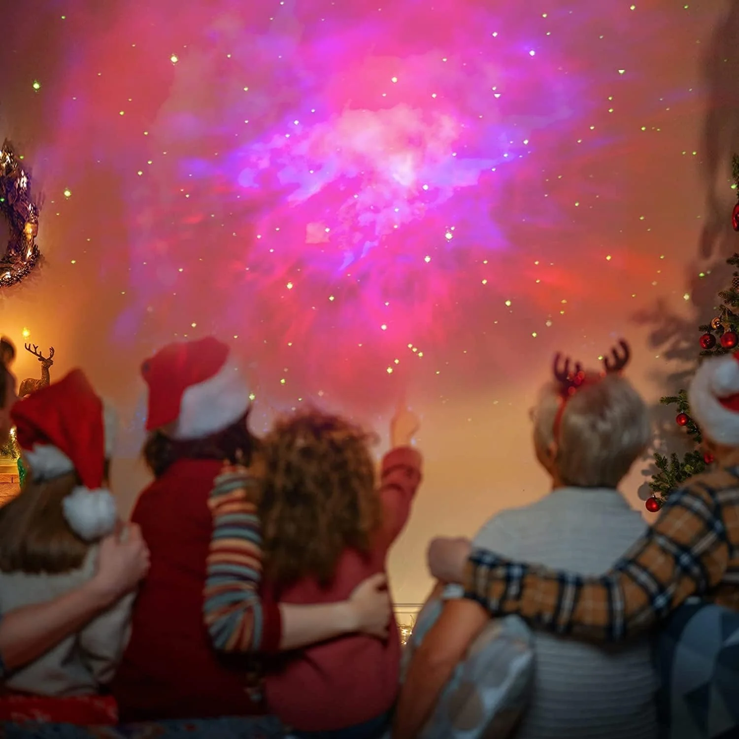Astronaut Galaxy Projector with Remote Control - 360Β° Adjustable Timer Kids Astronaut Nebula Night Light, for Gifts,Baby Adults Bedroom, Gaming Room, Home and Party - Image 2
