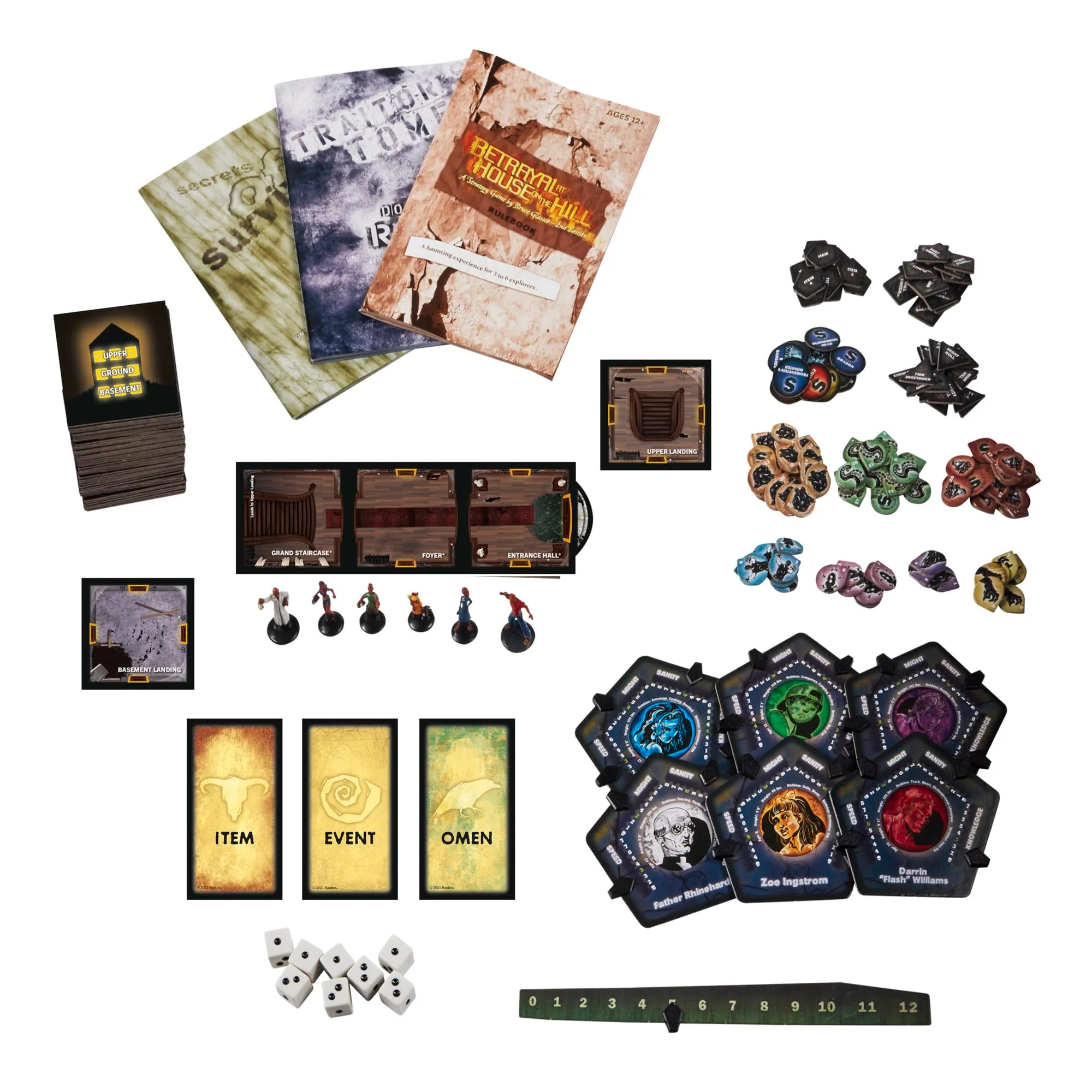 Avalon Hill Betrayal at The House on The Hill Second Edition Cooperative Board Game - Image 3
