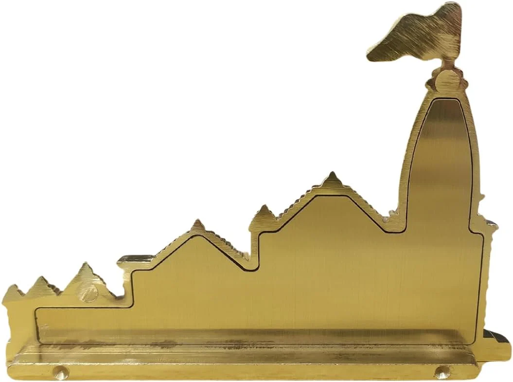 Ayodhya Shree Ram Mandir Architectural Model Showpiece for Home Decor, Office | Metal Showpiece - Image 6