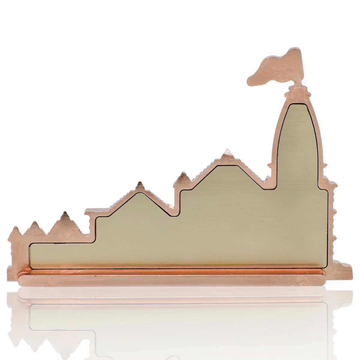 Ayodhya Shree Ram Mandir Architectural Model Showpiece for Home Decor, Office | Metal Showpiece - Image 3