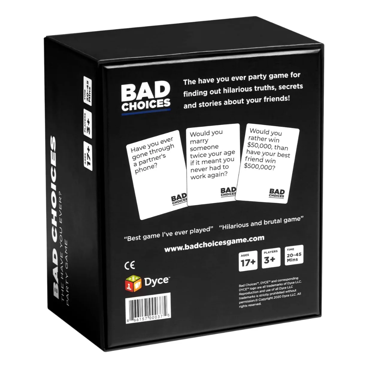 BAD CHOICES Party Game - The Have You Ever? Game - Hilarious Adult Card Game for Fun Parties and Board Games Night with Your Friends - Image 8