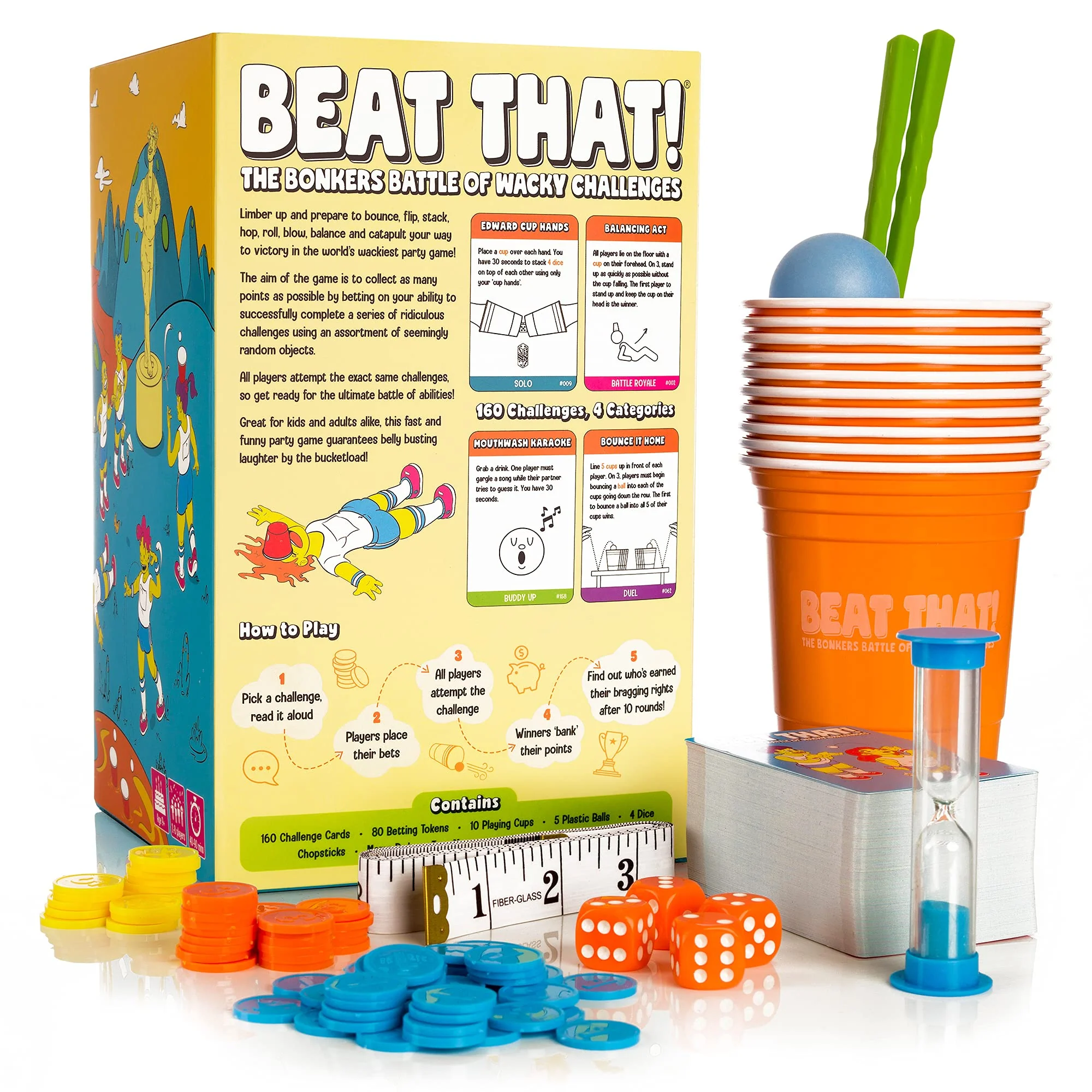 Beat That! - The Bonkers Battle of Wacky Challenges Family Party Game for Kids & Adults - Image 2
