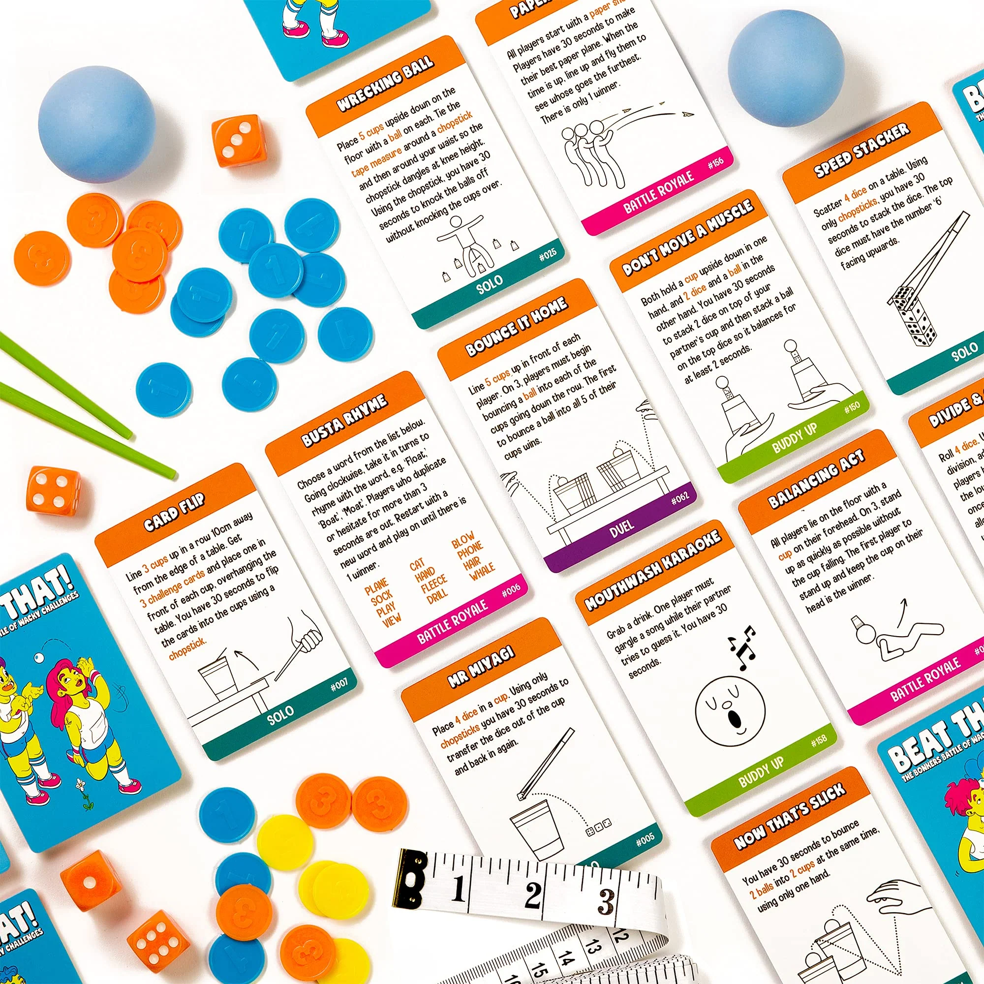 Beat That! - The Bonkers Battle of Wacky Challenges Family Party Game for Kids & Adults - Image 6
