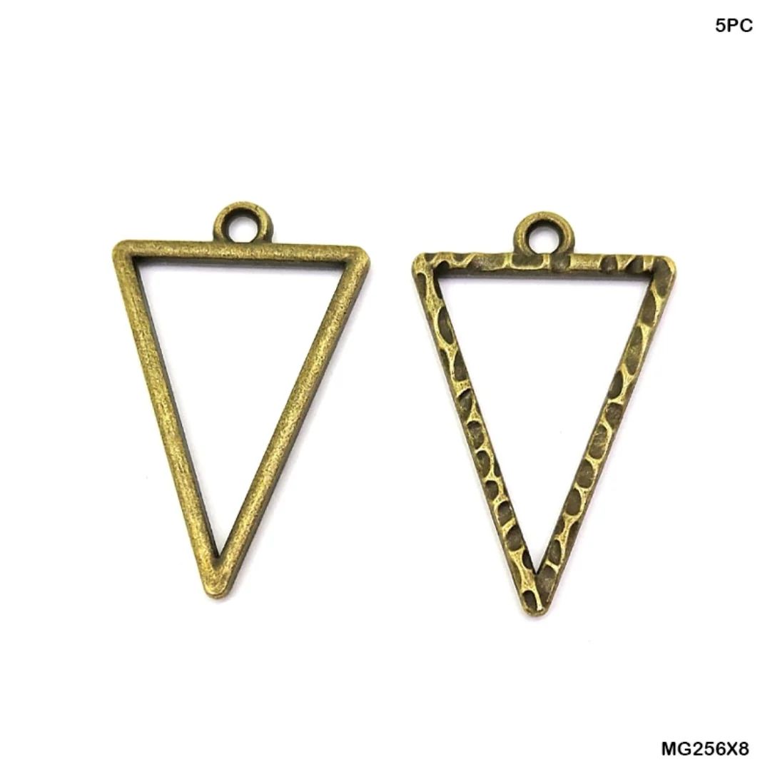 Bezels Single Shape Set Copper - 5 Pcs - Image 3