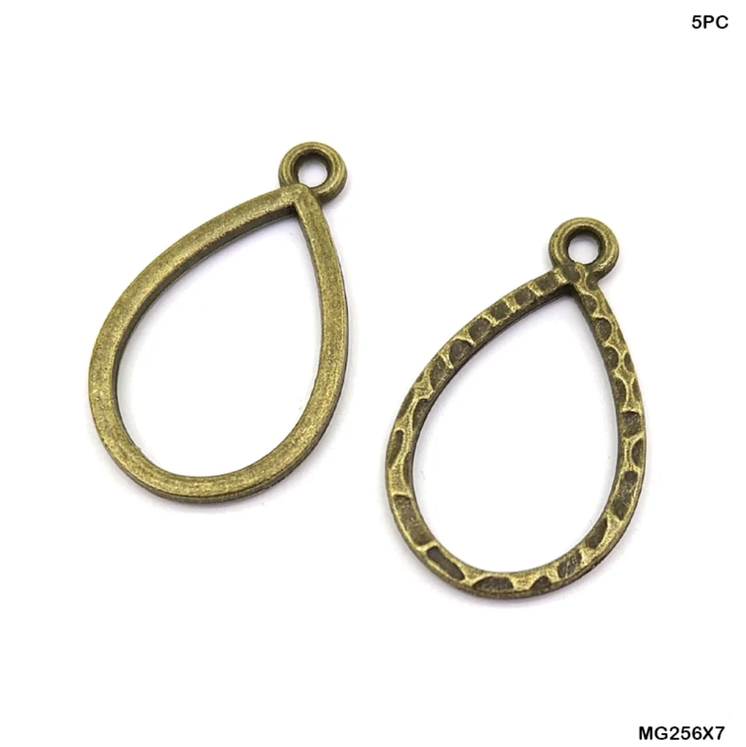 Bezels Single Shape Set Copper - 5 Pcs - Image 4