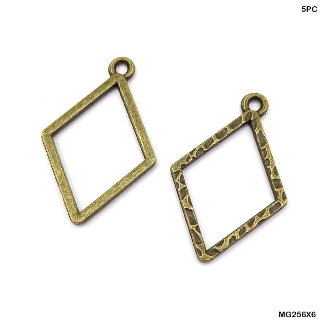 Bezels Single Shape Set Copper - 5 Pcs - Image 5