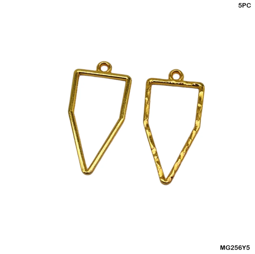 Bezels Single Shape Set Gold - 5 Pcs - Image 5