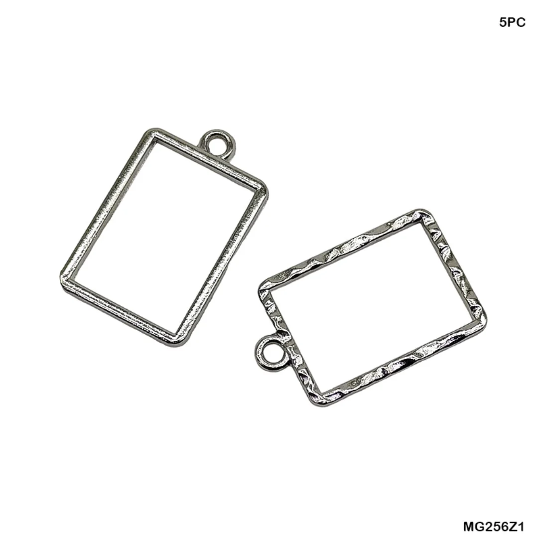Bezels Single Shape Set Silver - 5 Pcs - Image 11