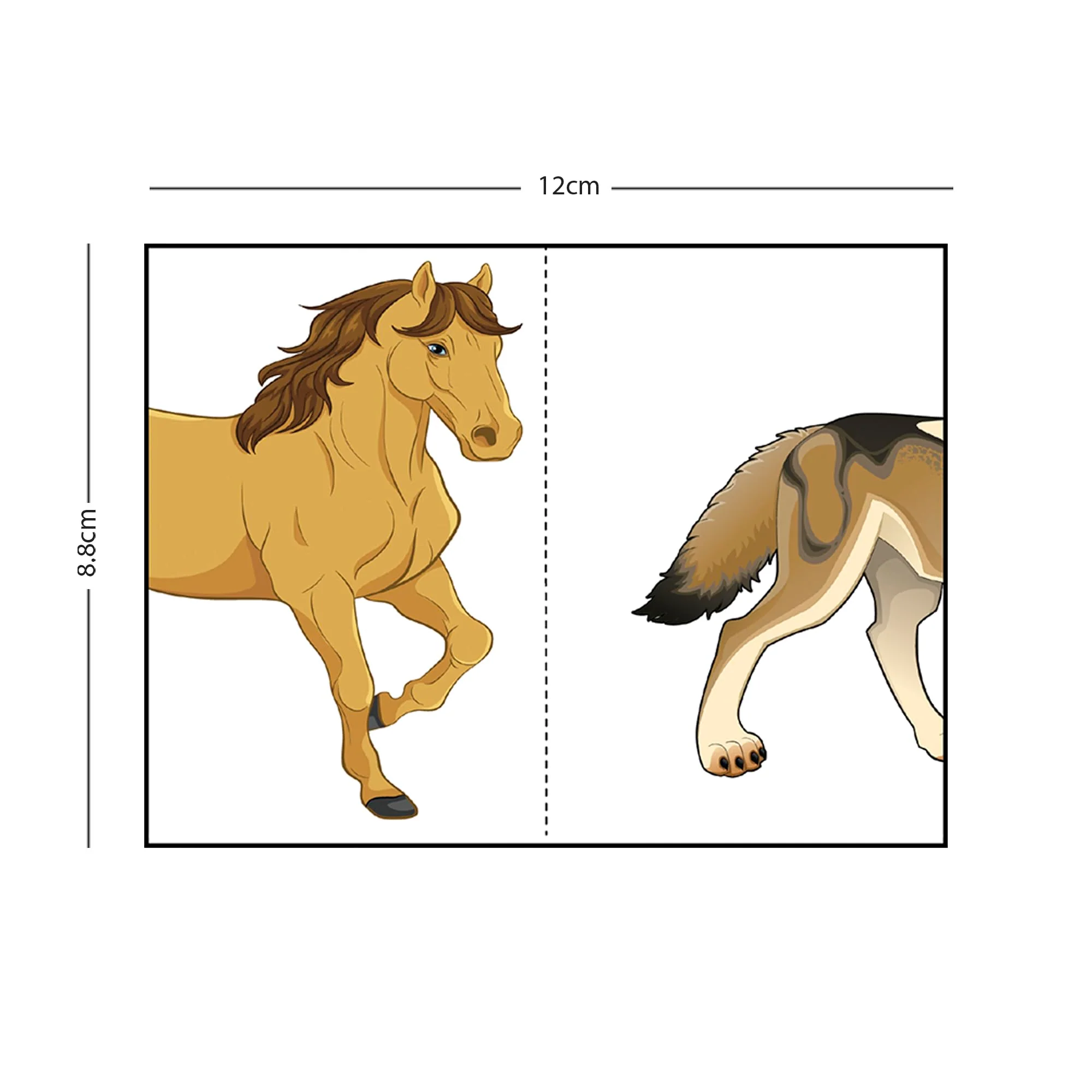 Book Ford Let's Link Animals Card Puzzle for Kids - Image 2