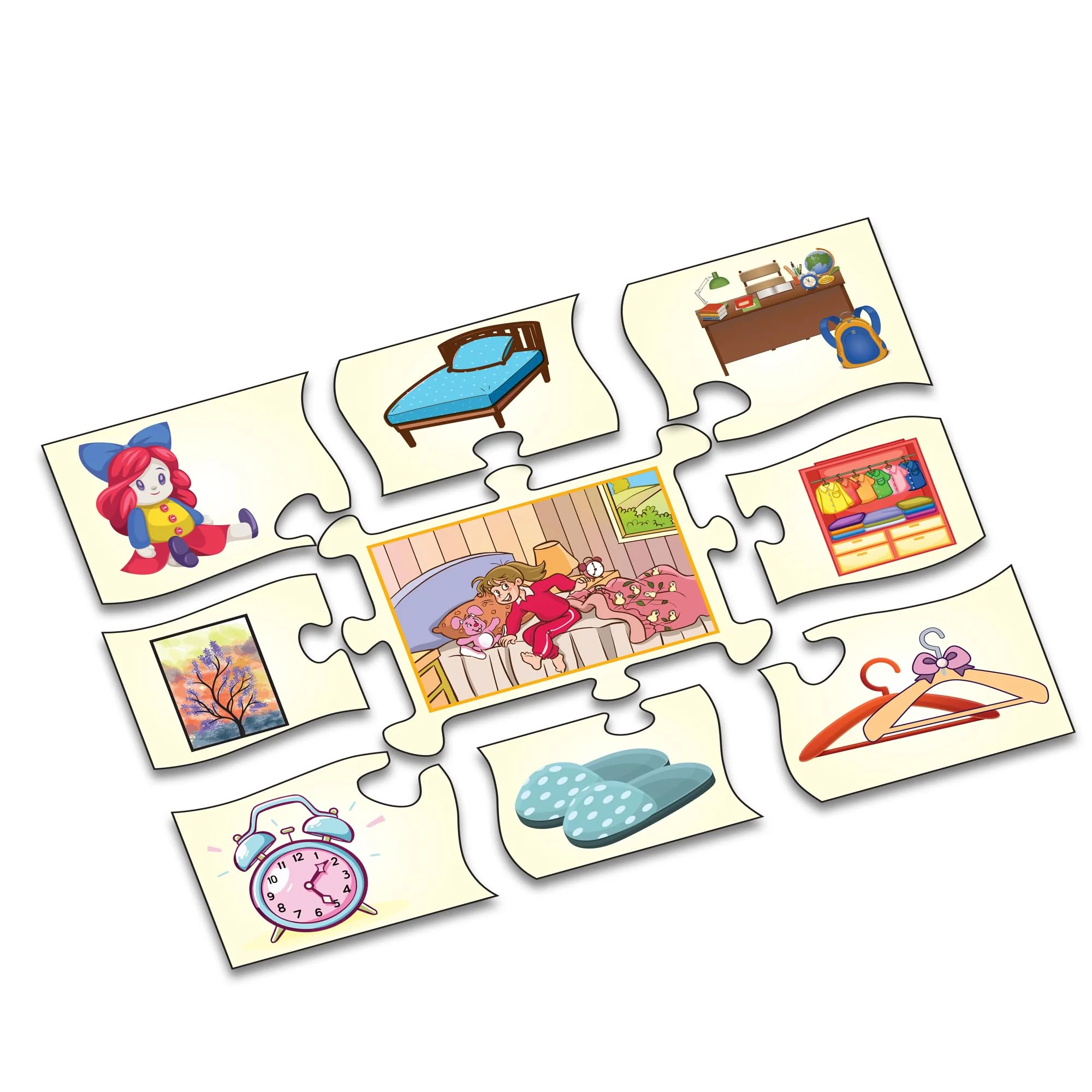 Book Ford My House Jigsaw Puzzle Game & Fun and Learning Educational Toy for Kids (36 Pieces) - Image 3