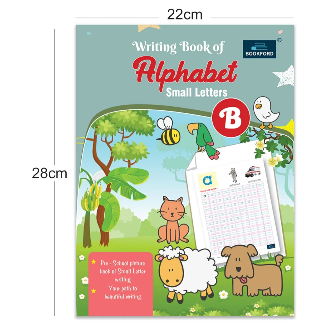 Book Ford Publications Writing Book Of Alphabet Small Letter For Kids - Part B - Image 2