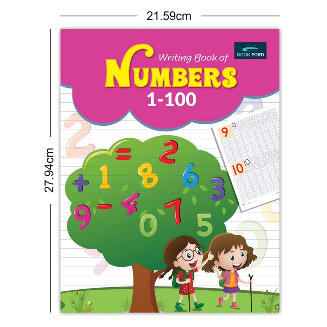 Book Ford Publications Writing Book Of Numbers 1-100 For Kids - Image 2
