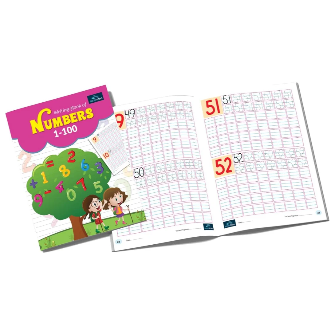Book Ford Publications Writing Book Of Numbers 1-100 For Kids - Image 3