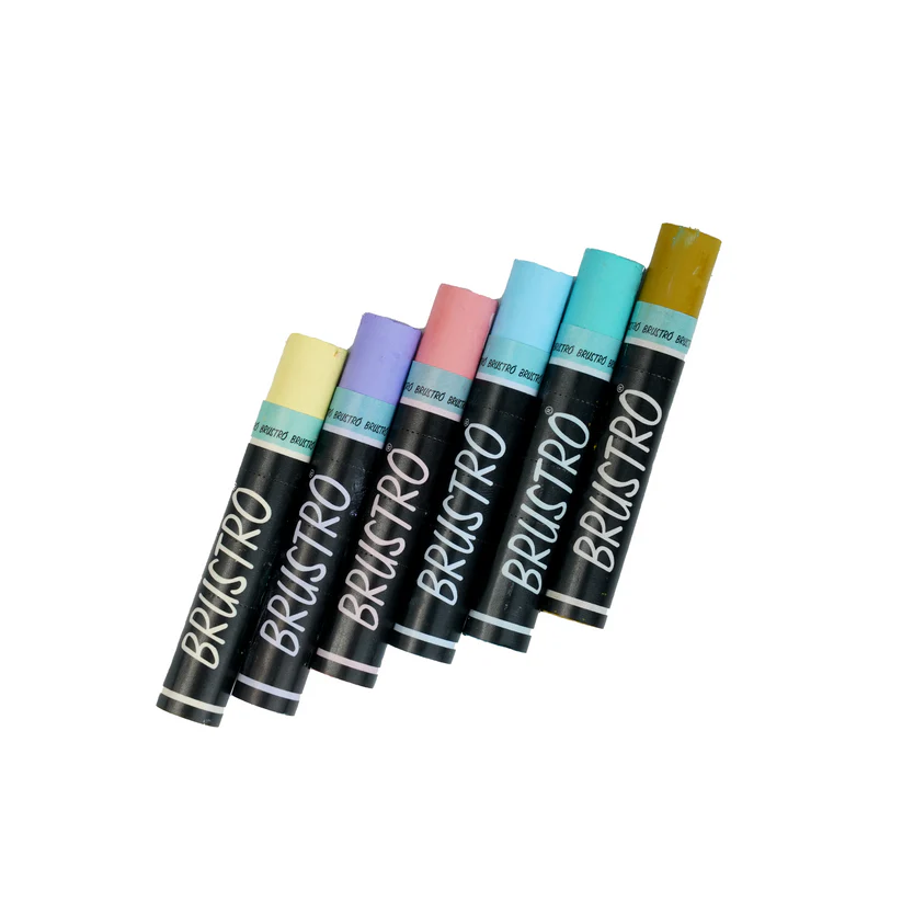 Brustro Artist Oil Pastels Set of 24 (Pastel Tones) - Image 3
