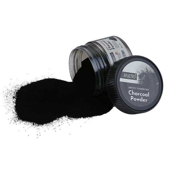 Brustro Artists Compressed Charcoal Powder 100 ml - Image 3