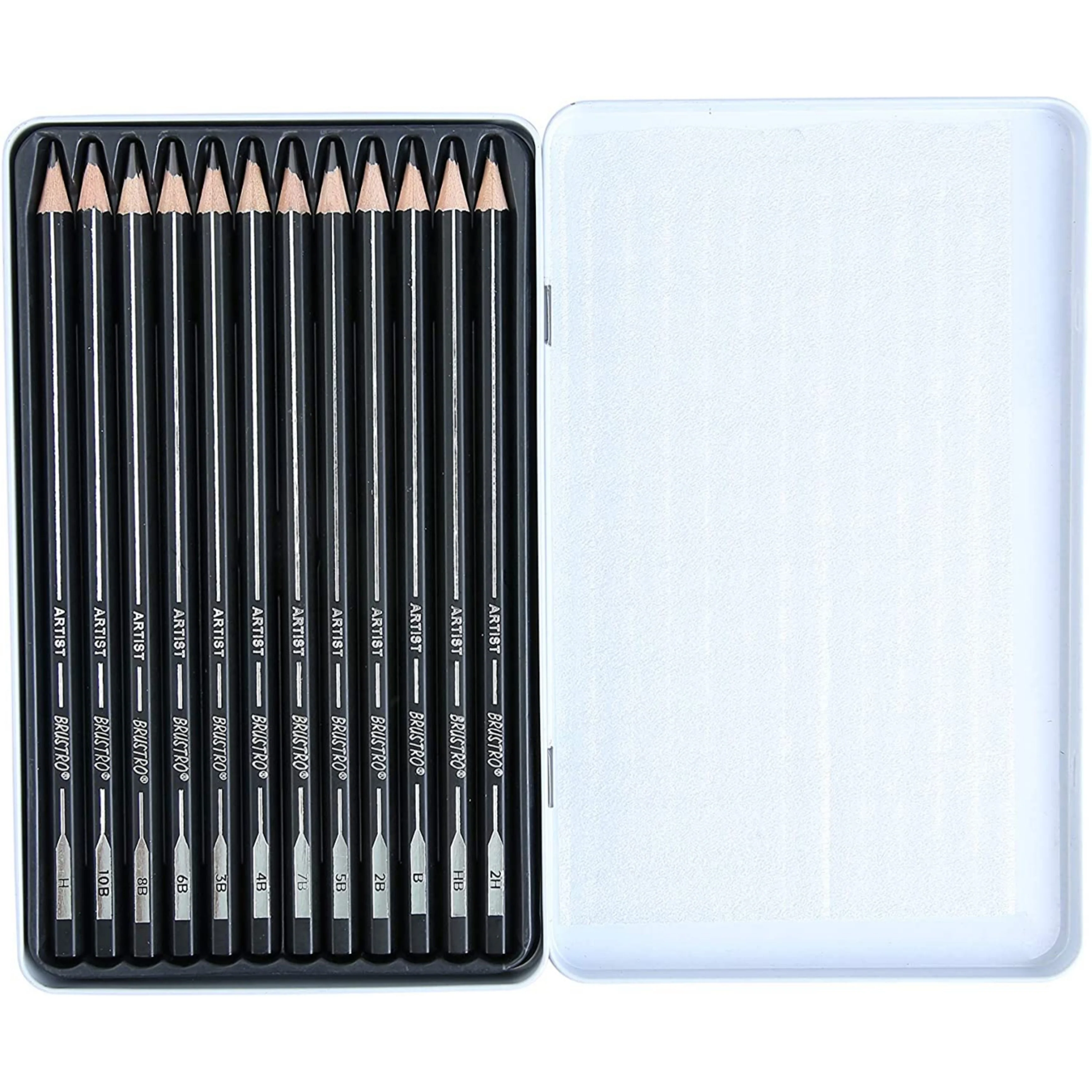 Brustro Artists Fineart Graphite Pencil Set of 12 - Image 4