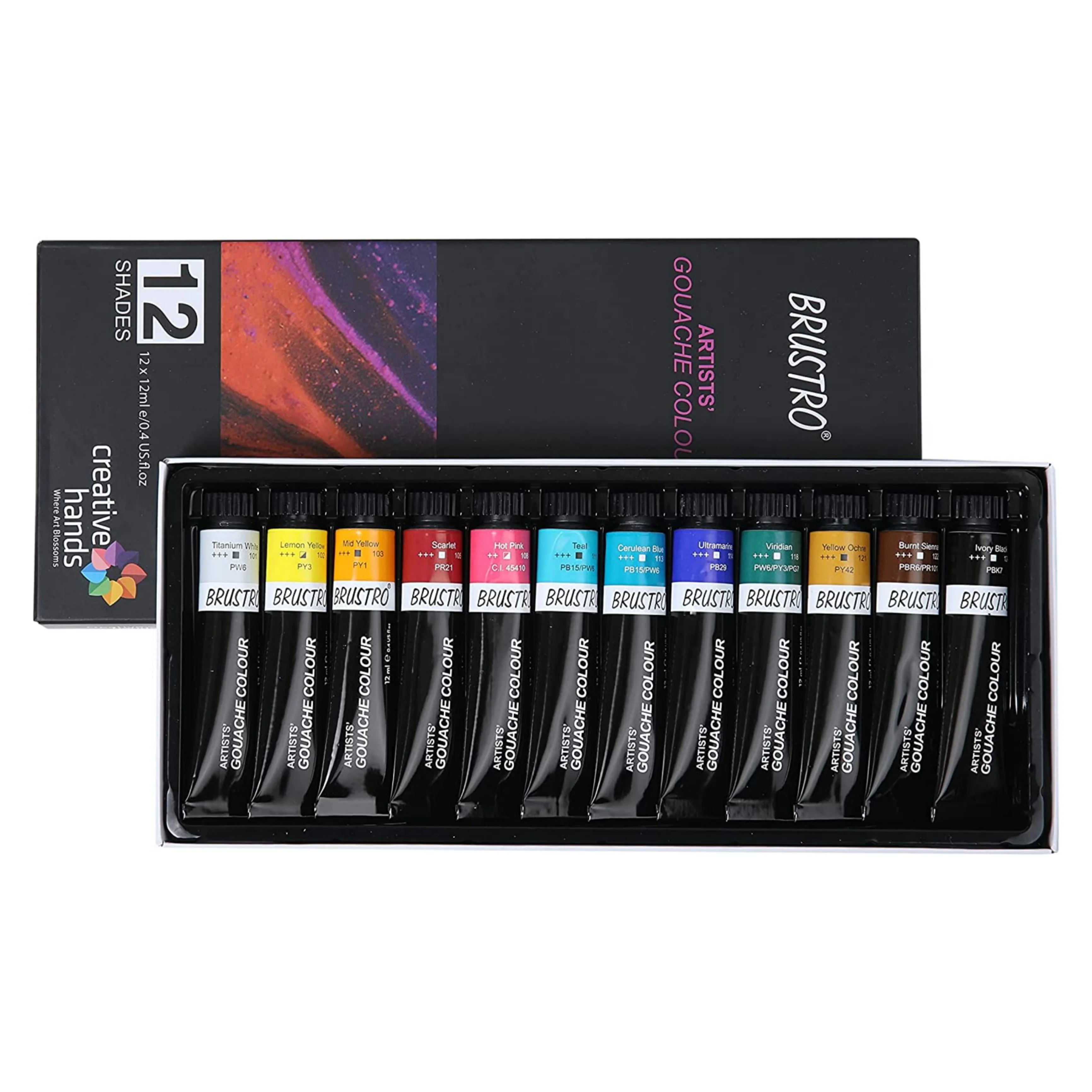 Brustro Artists’ Gouache Colour Set - Image 4