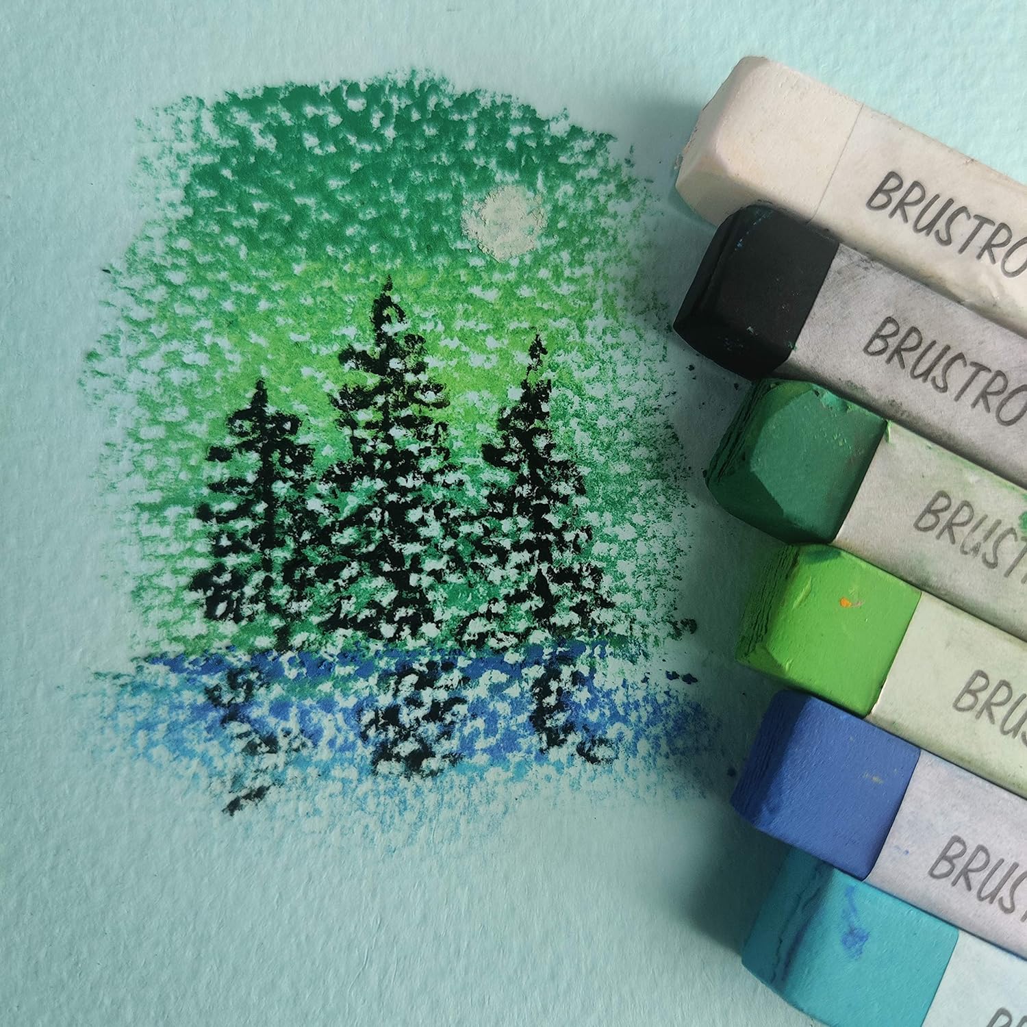 Brustro Artists' Soft Pastels Set of 24 - Image 4