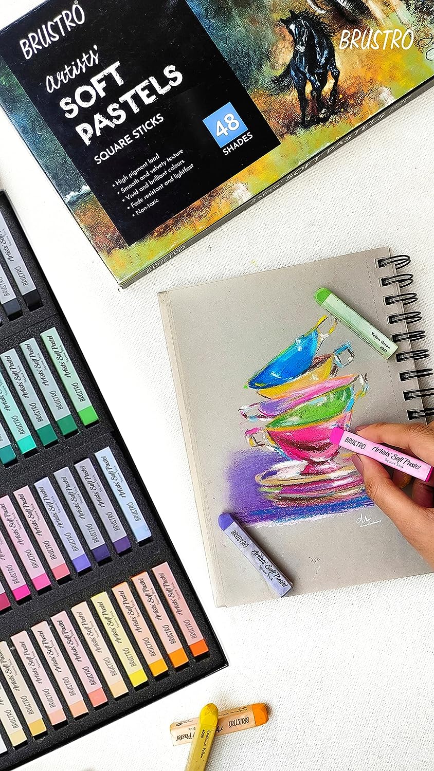 Brustro Artists' Soft Pastels Set of 24 - Image 7