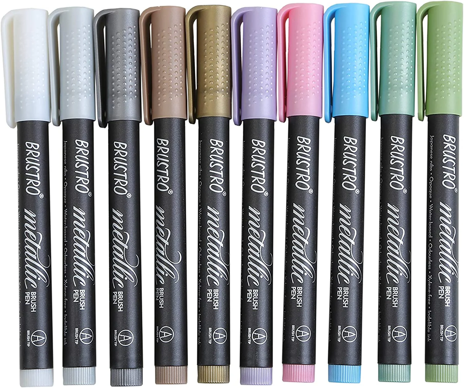 Brustro Metallic Brush Pens - Image 7