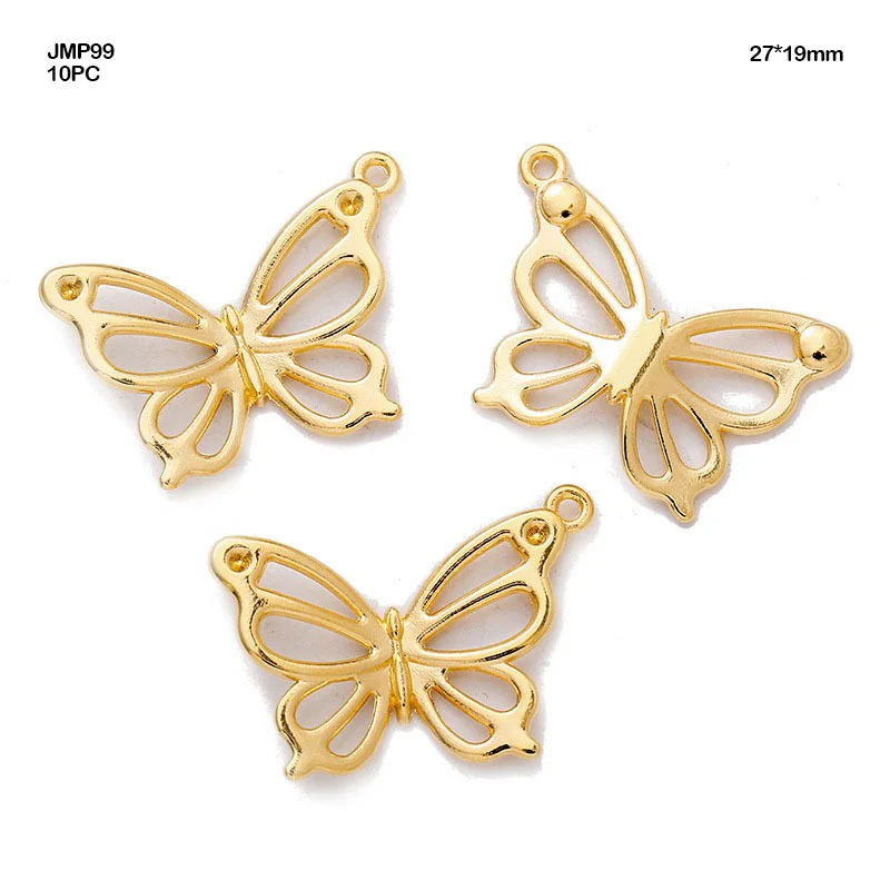 Butterfly Pendants 10 PC's - Image 2