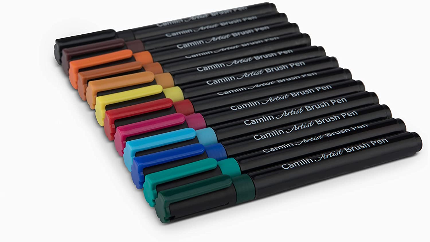 Camel Camlin Artist Brush Pen – 12 Shades - Image 2