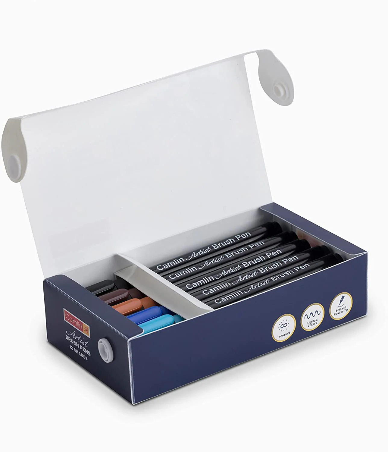 Camel Camlin Artist Brush Pen – 12 Shades - Image 4