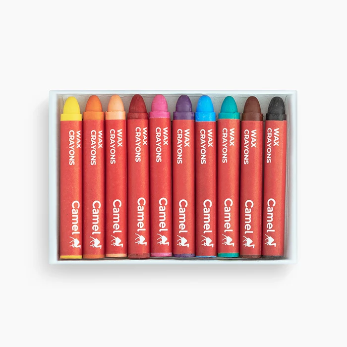 Camel Wax Crayons - 10 Shades - Image 3