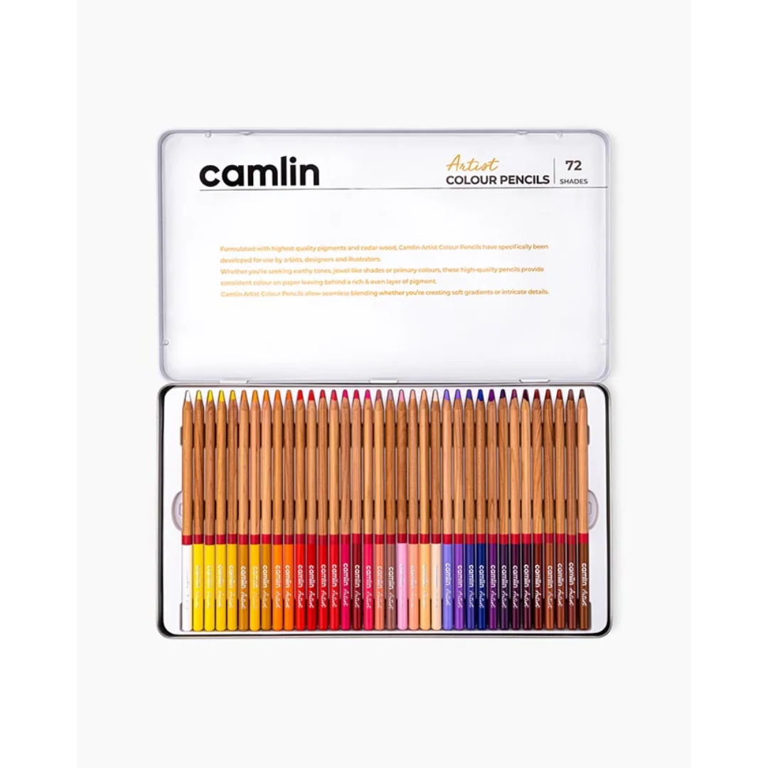 Camlin Artist Colour Pencils 72 Shades - Image 3