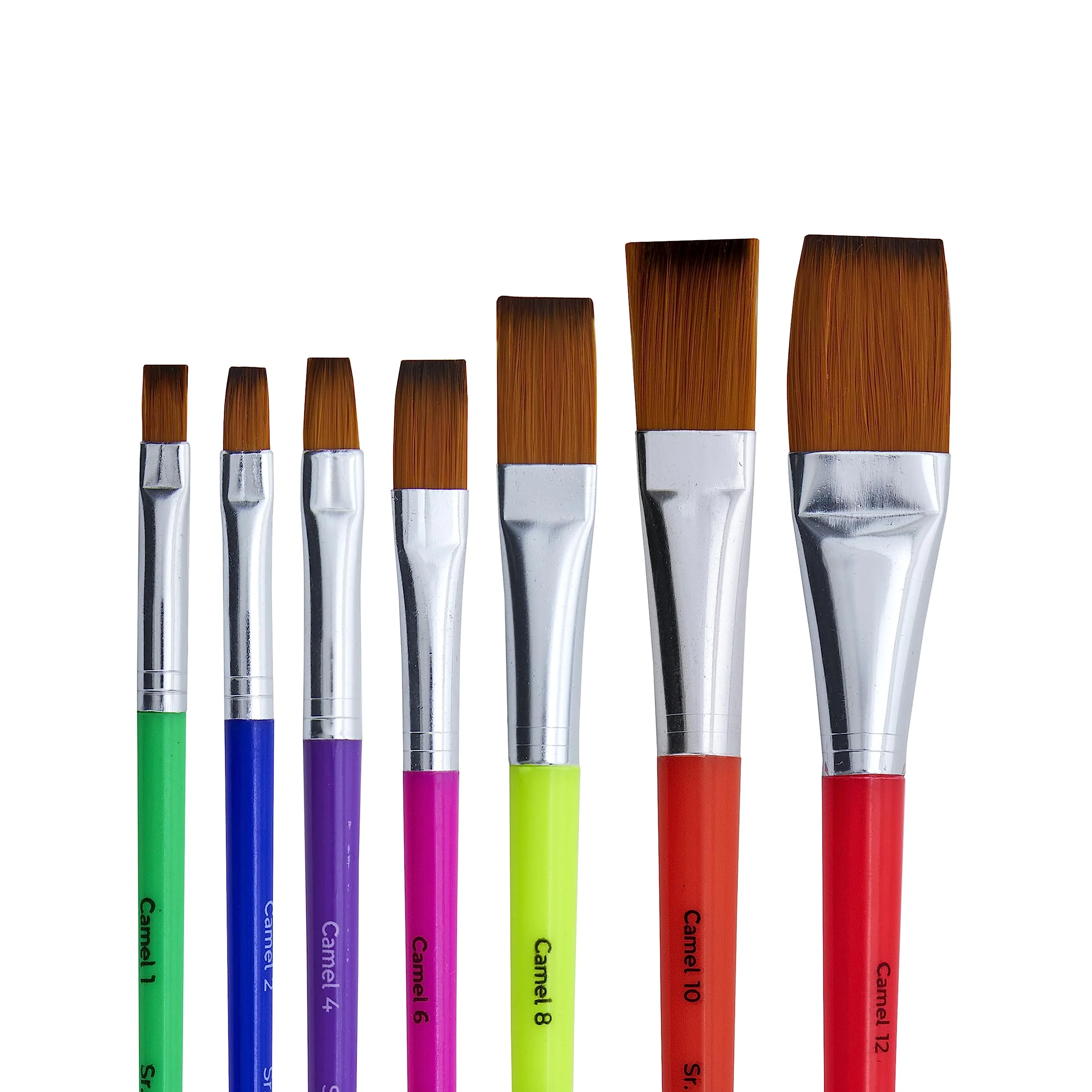 Camlin Camel Champ Brushes Flat - Series 65 - Image 2