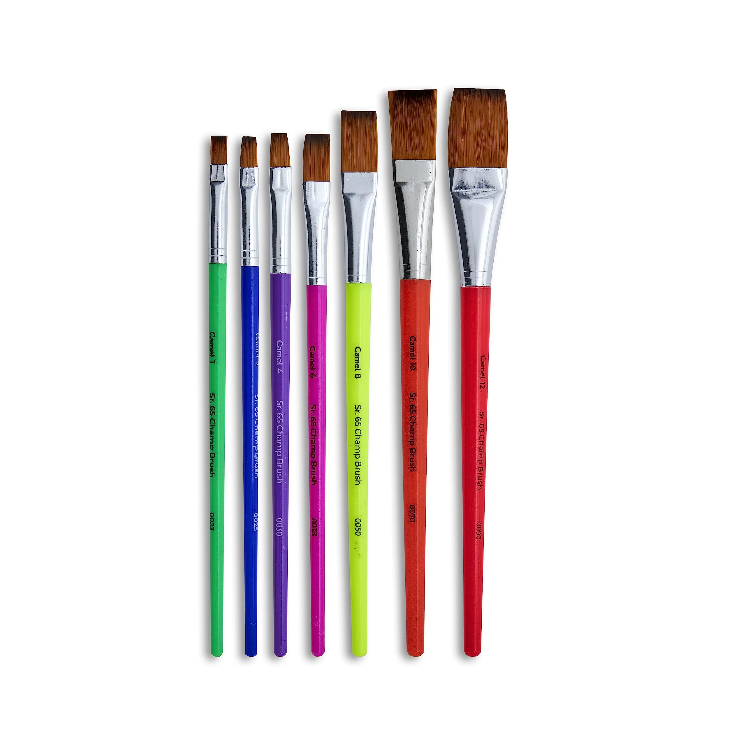 Camlin Camel Champ Brushes Flat - Series 65 - Image 4