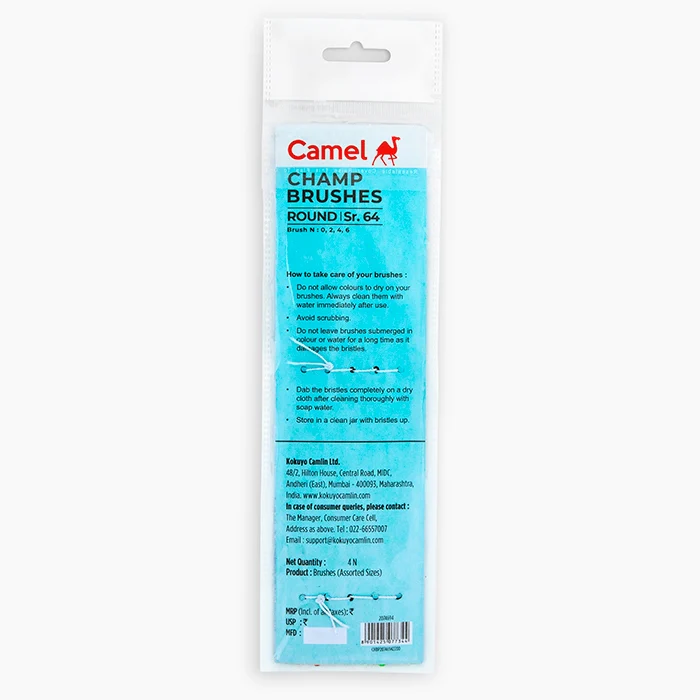 Camlin Camel Champ Brushes Round - Series 64 - Image 2
